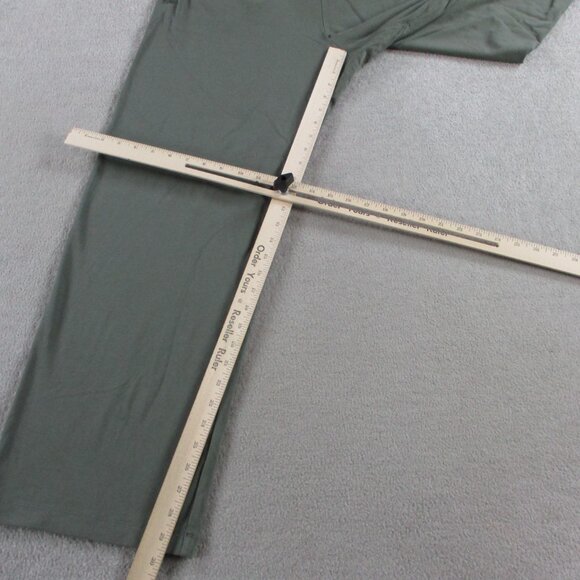 SKIMS Jersey Lounge Straight Leg Pants Mens Medium Basil Green Sweatpants NWT - Picture 8 of 13